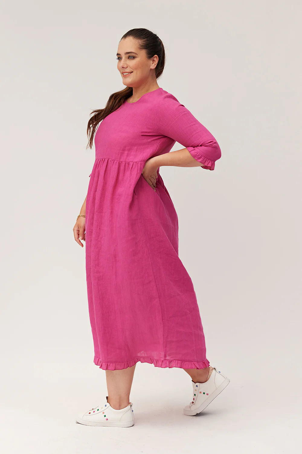 Lemon Tree Josie Dress - Cerise - Image 6