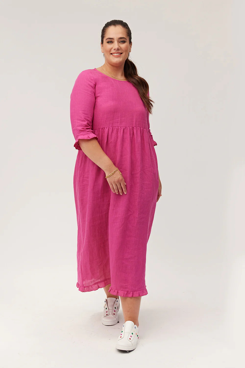 Lemon Tree Josie Dress - Cerise - Image 8