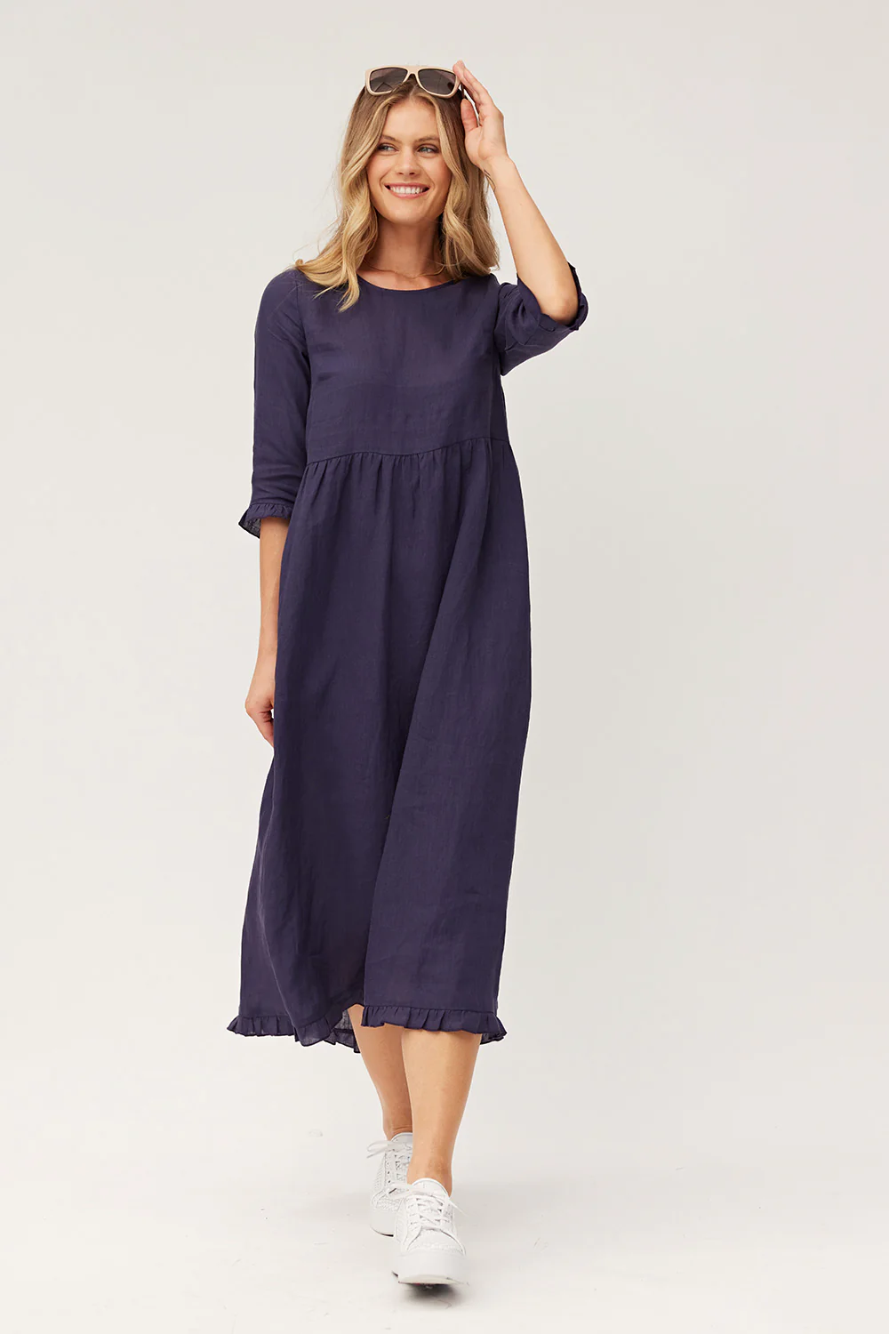 Lemon Tree Josie Dress - Navy - Image 2