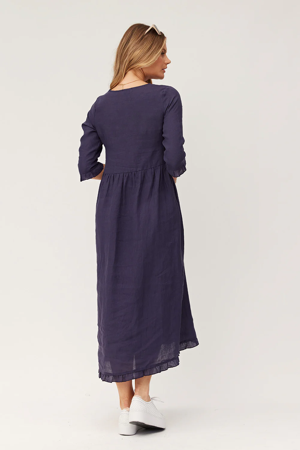 Lemon Tree Josie Dress - Navy - Image 3