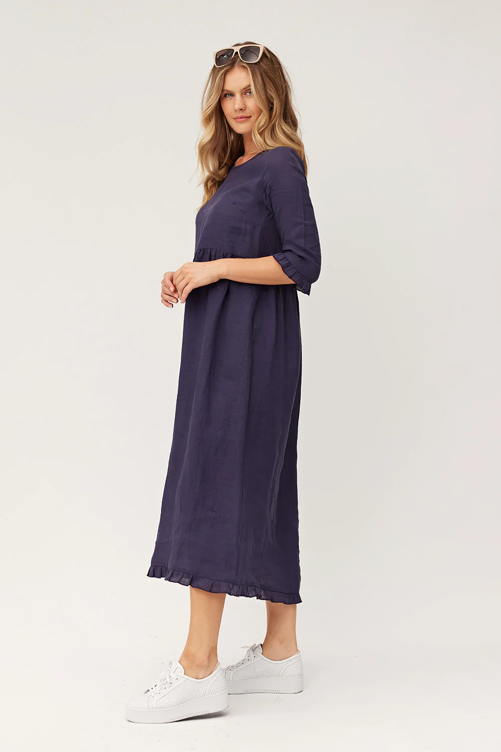 Lemon Tree Josie Dress - Navy - Image 4