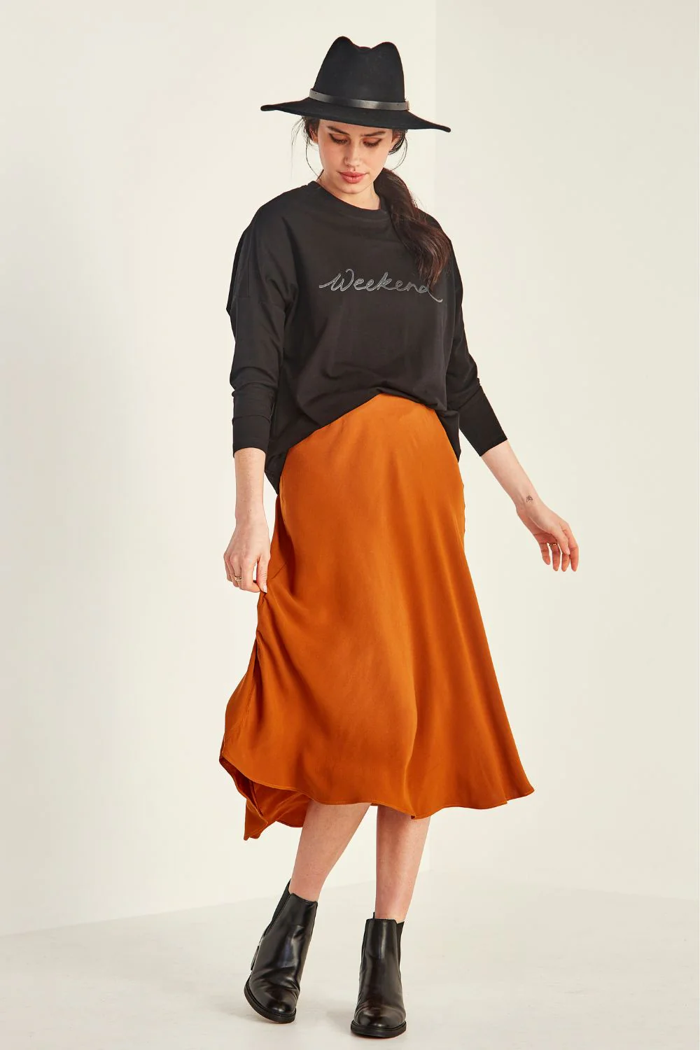 Lemon Tree Lauren Skirt - Cinnamon - Image 2