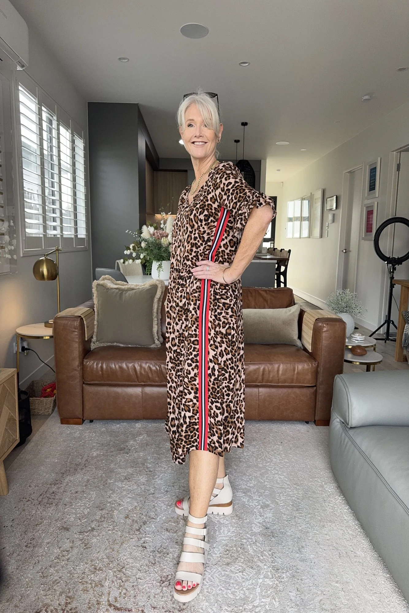 Lemon Tree Leona Dress - Leopard - Image 2