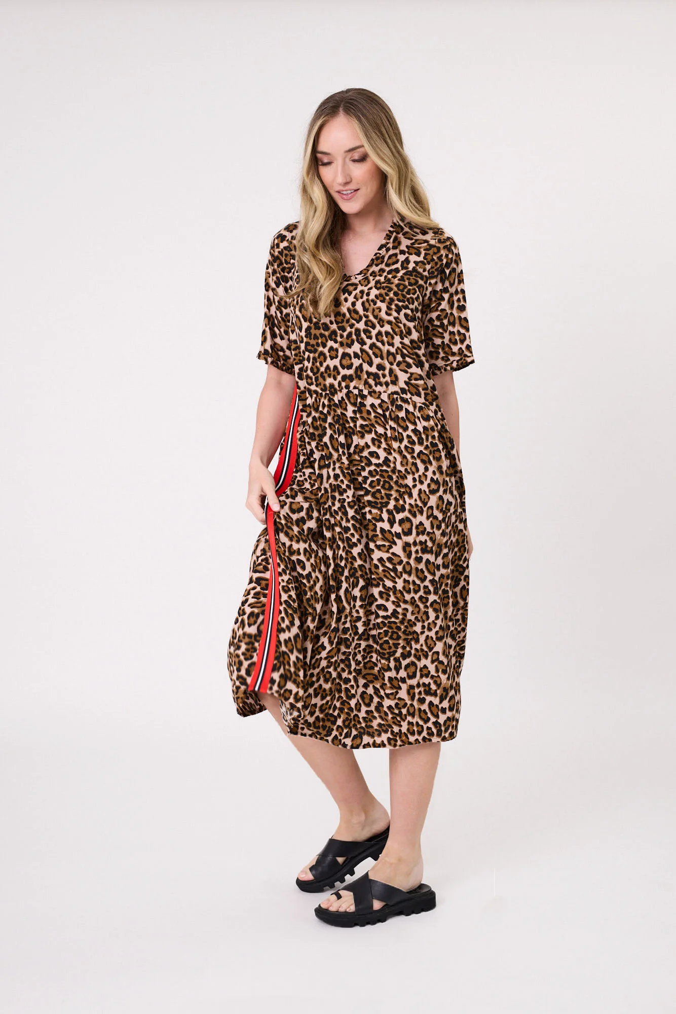 Lemon Tree Leona Dress - Leopard - Image 5