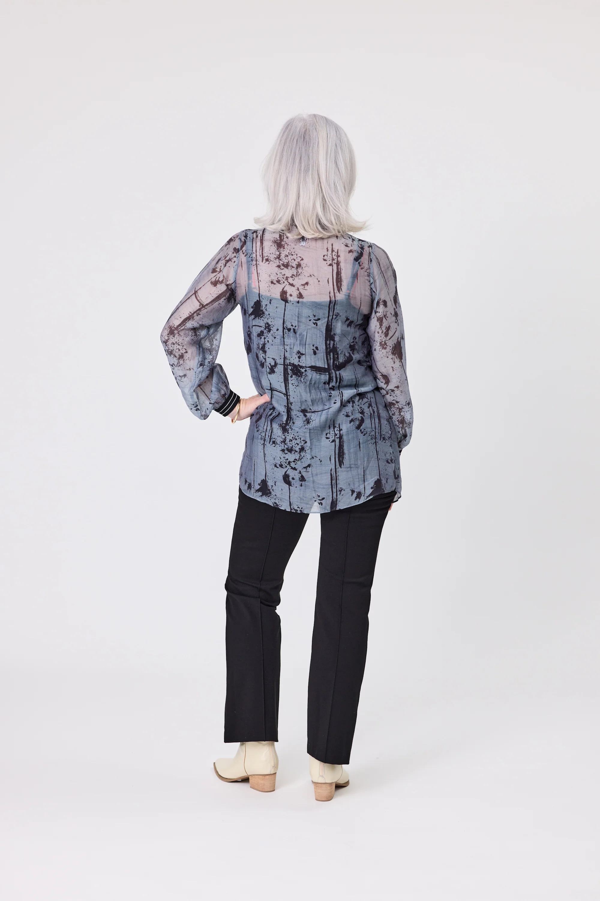 Lemon Tree Liz Top & Singlet Blue Shades - Image 4
