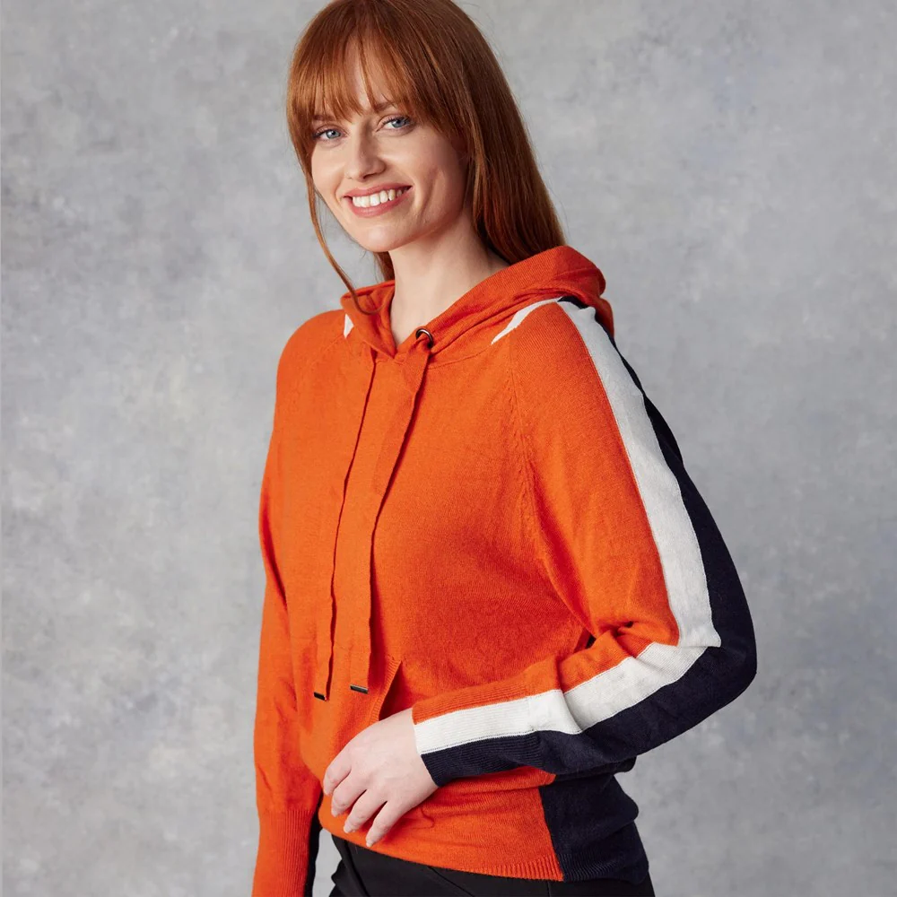 Lemon Tree Lord Hood Knit - Spice