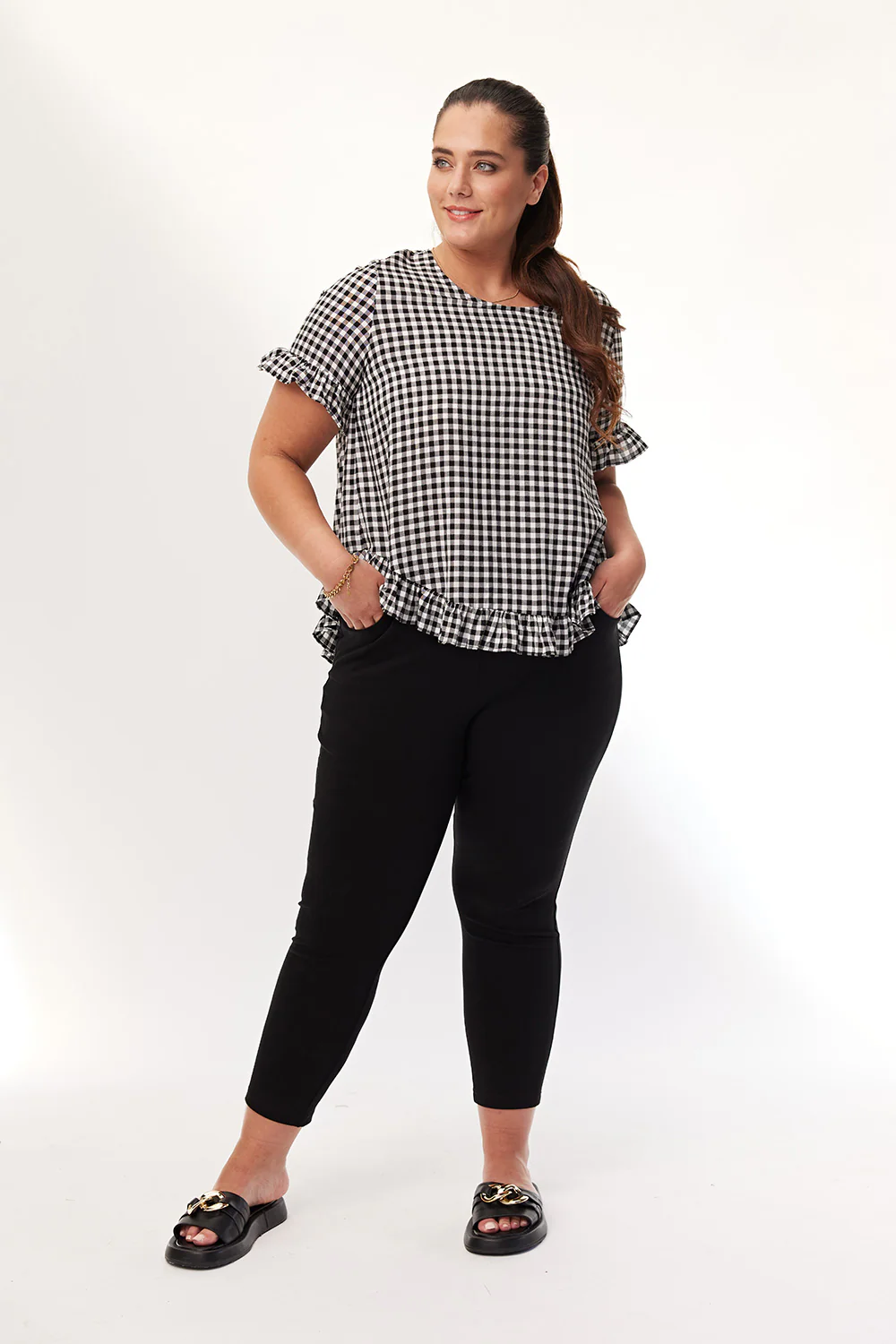 Lemon Tree Madelaine Top- Gingham - Image 6
