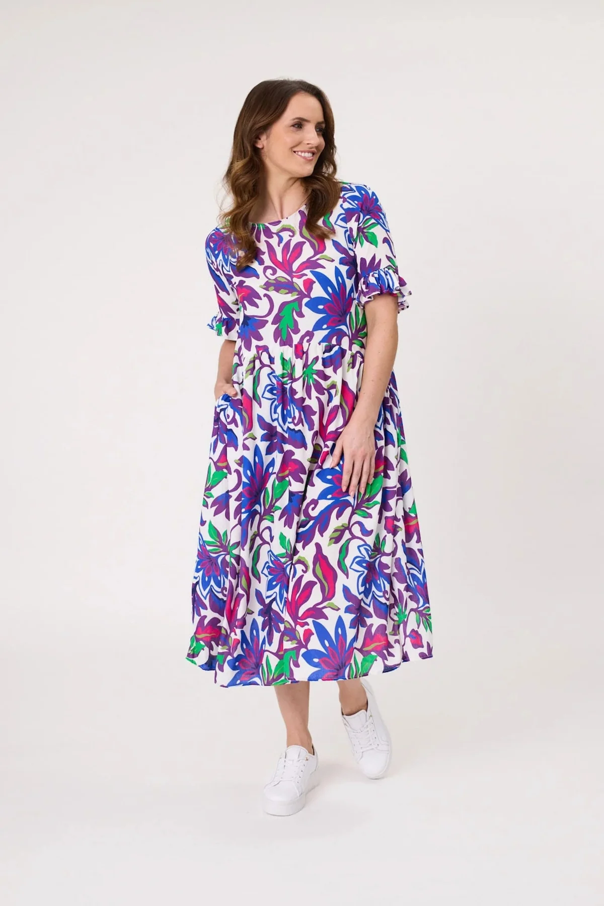Lemon Tree Madonna Dress-Floral