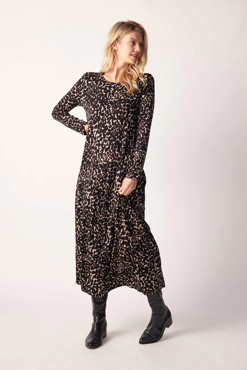 Lemon Tree Mariam Dress - Animal Print - Image 3