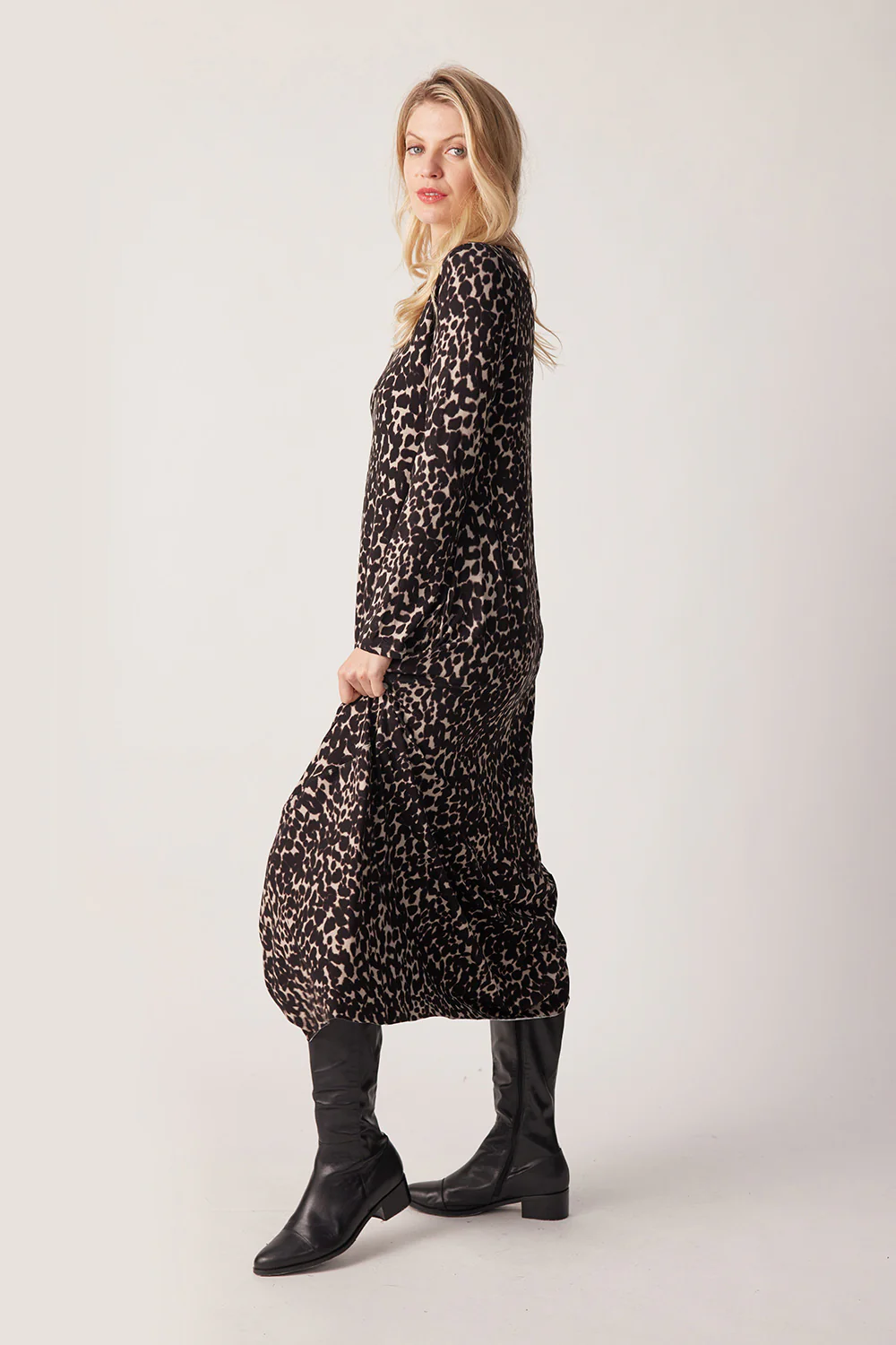 Lemon Tree Mariam Dress - Animal Print - Image 4