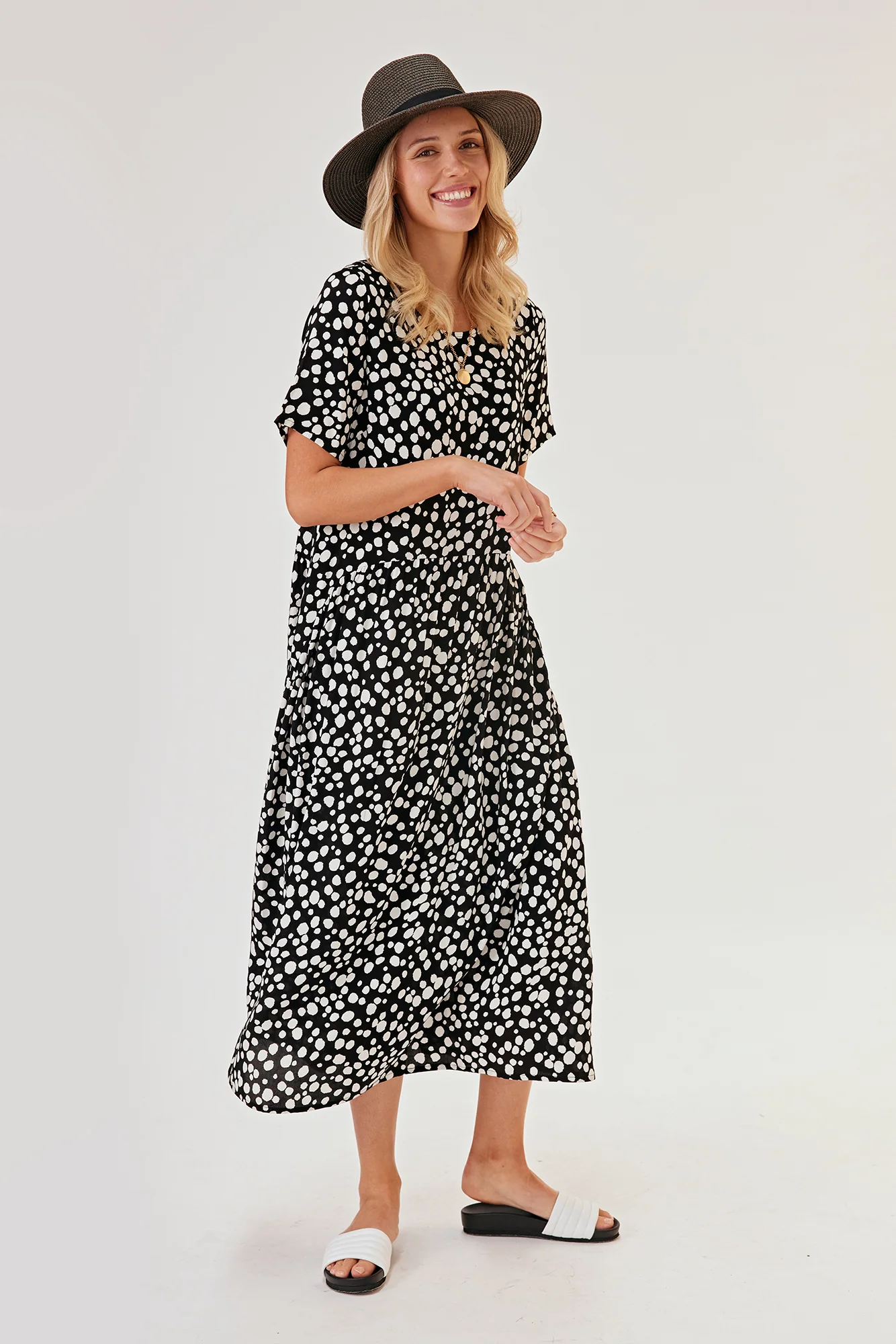 Lemon Tree Martha Dress - Dalmation