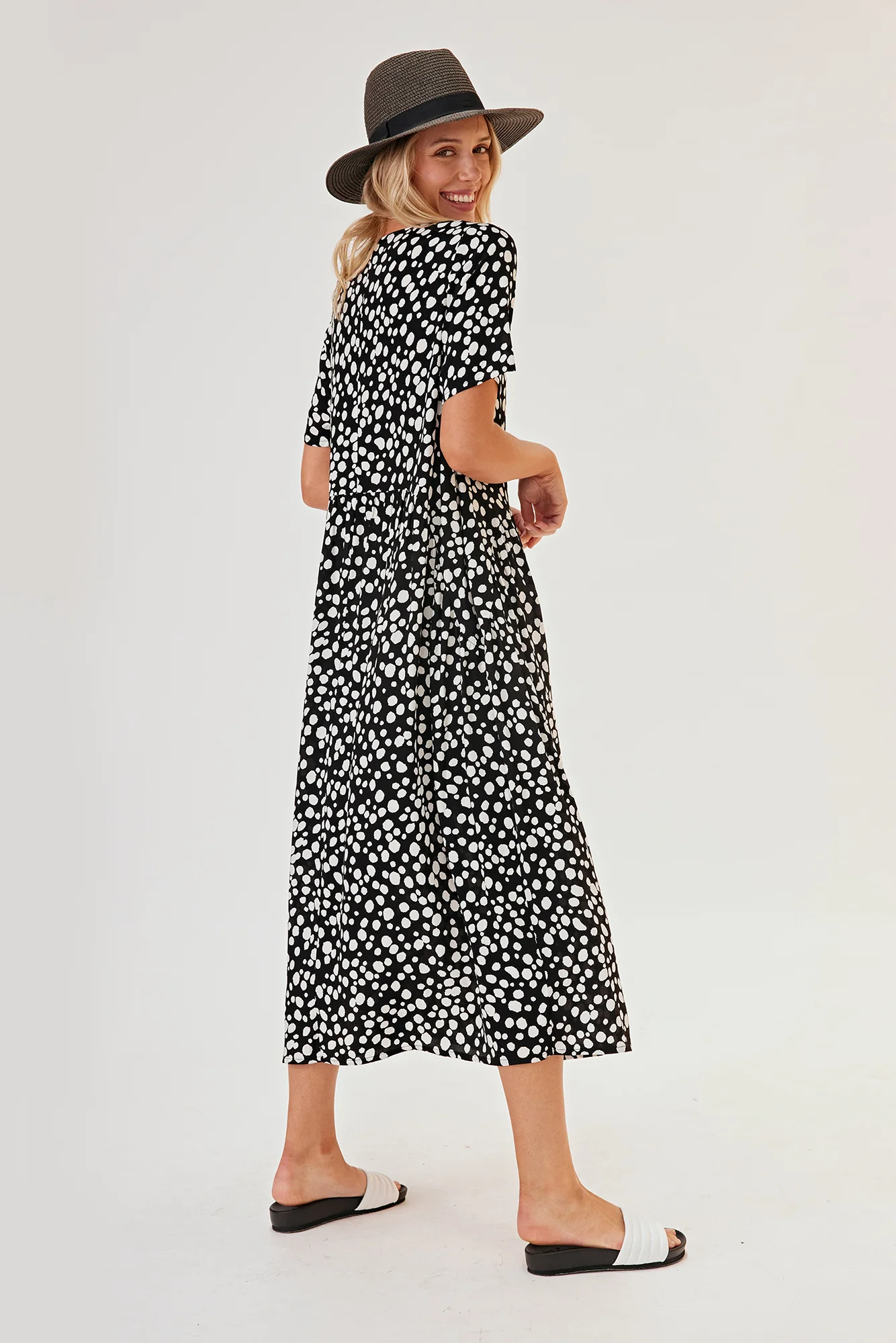 Lemon Tree Martha Dress - Dalmation - Image 2