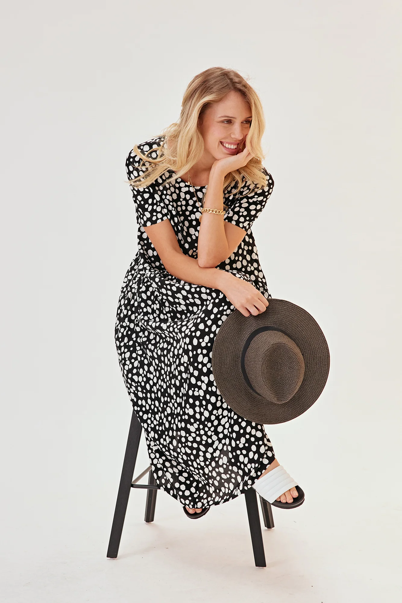 Lemon Tree Martha Dress - Dalmation - Image 3