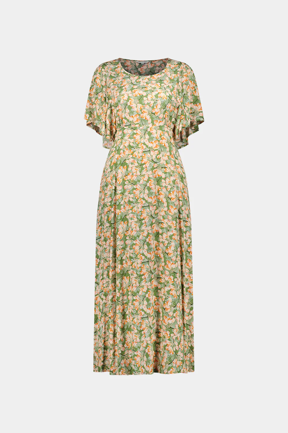 Lemon Tree Mavis Dress Green Tulips - Image 3