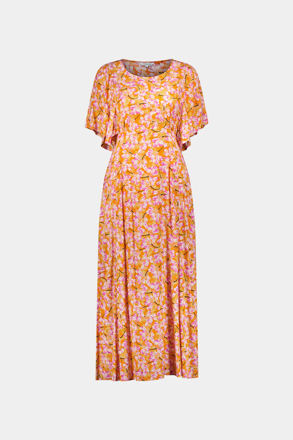 Lemon Tree Mavis Dress Orange Tulips - Image 3