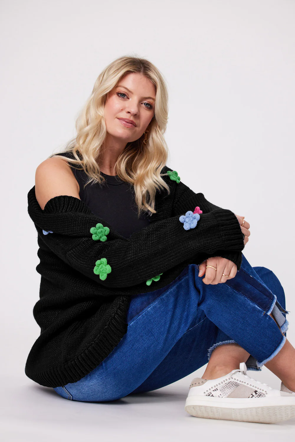 Lemon Tree Rosaline Cardigan - Black - Image 2