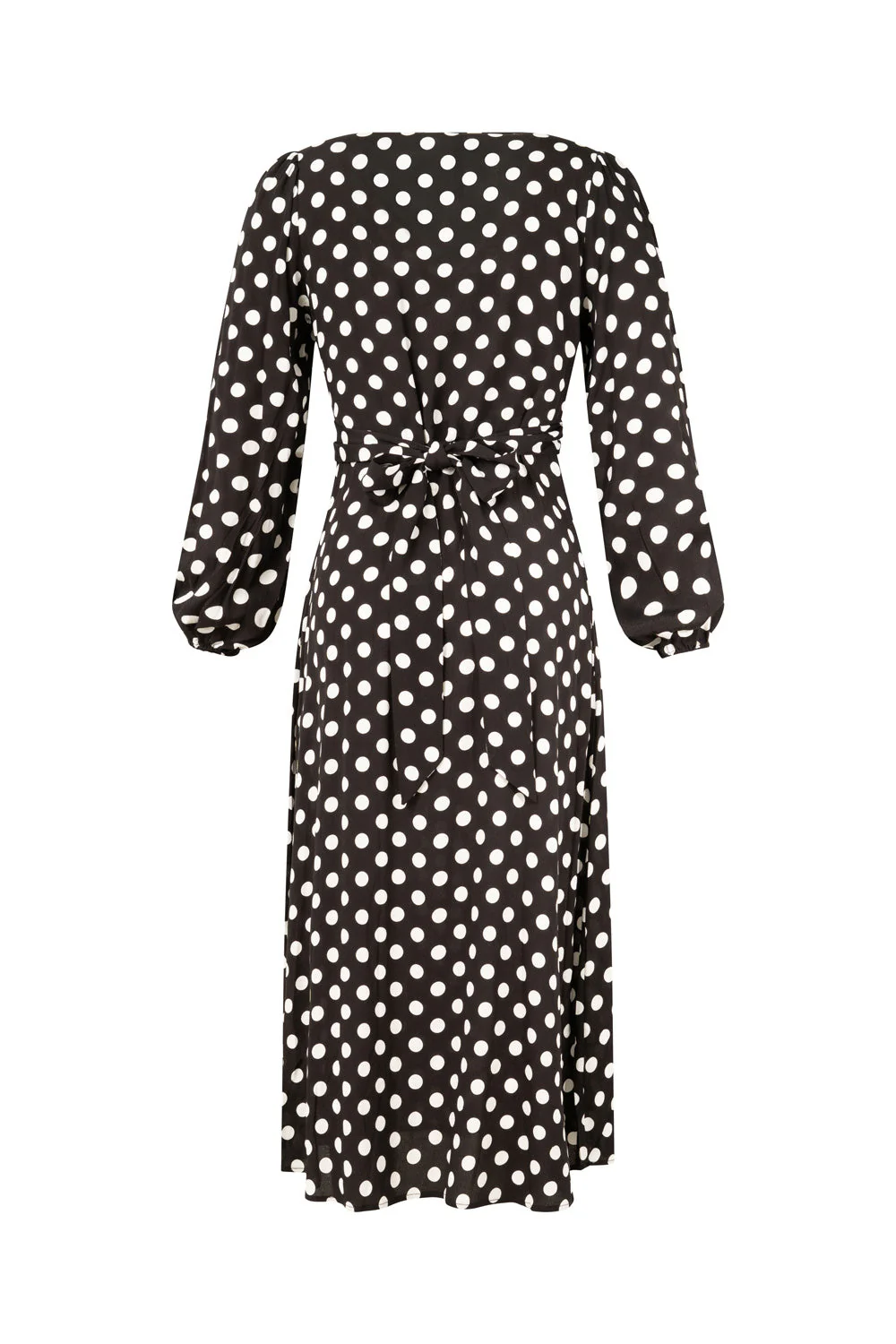 Lemon Tree Sabrina Dress White Polkadot - Image 2