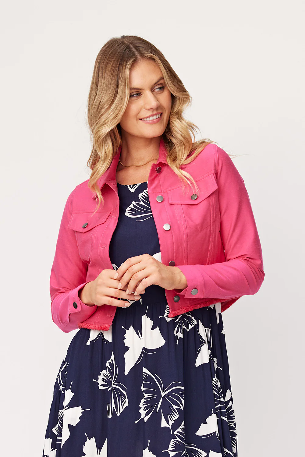 Lemon Tree Sadie Jacket - Cerise