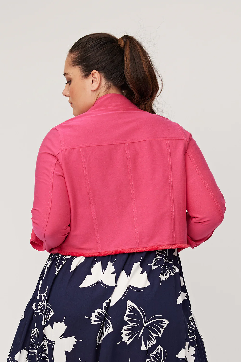 Lemon Tree Sadie Jacket - Cerise - Image 5