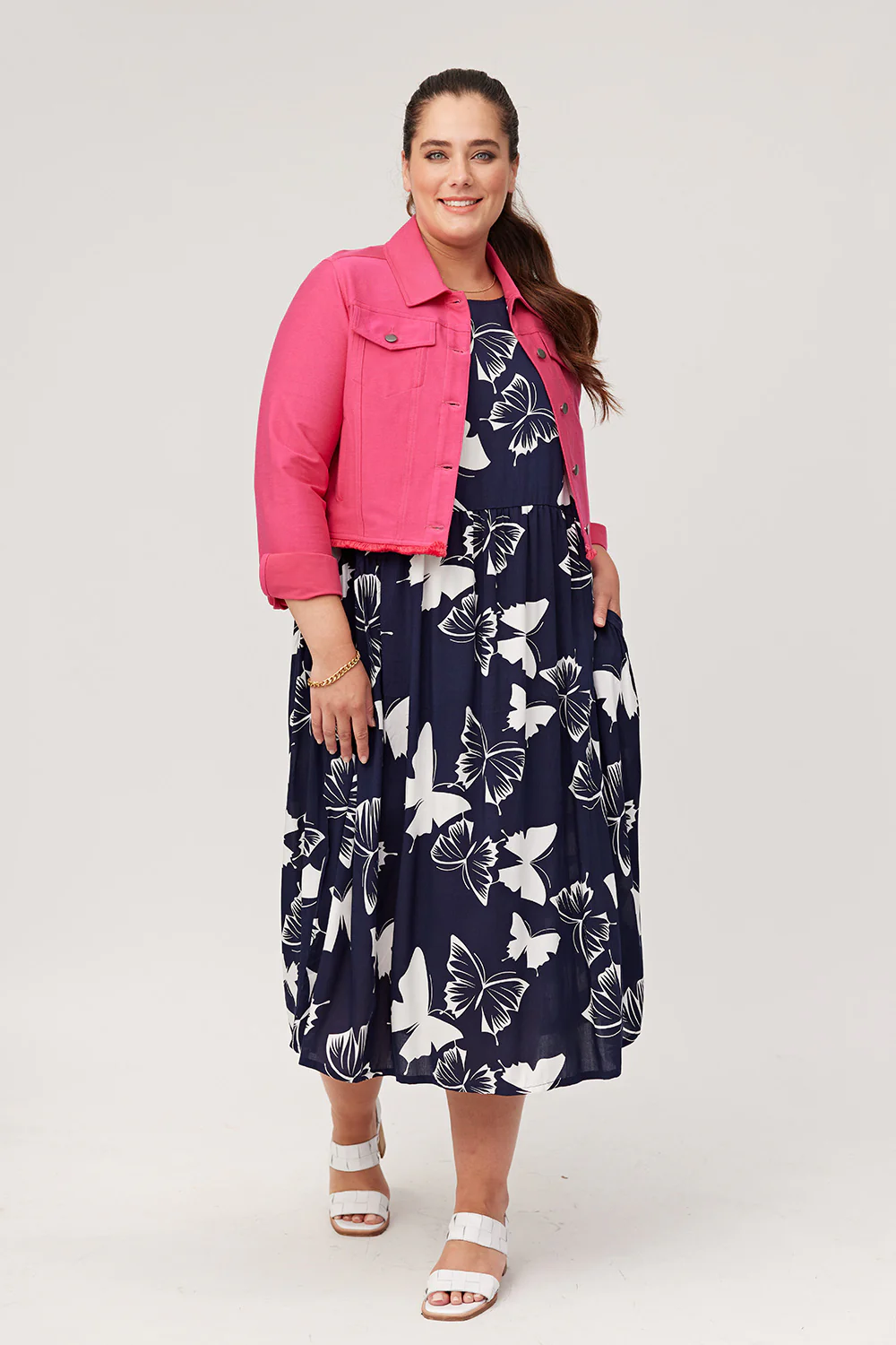 Lemon Tree Sadie Jacket - Cerise - Image 6