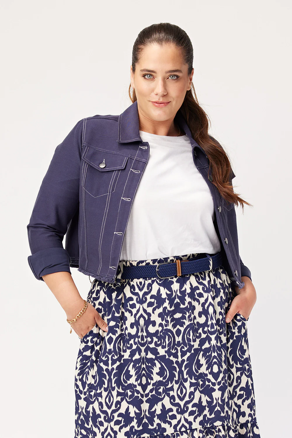 Lemon Tree Sadie Jacket - Navy - Image 2