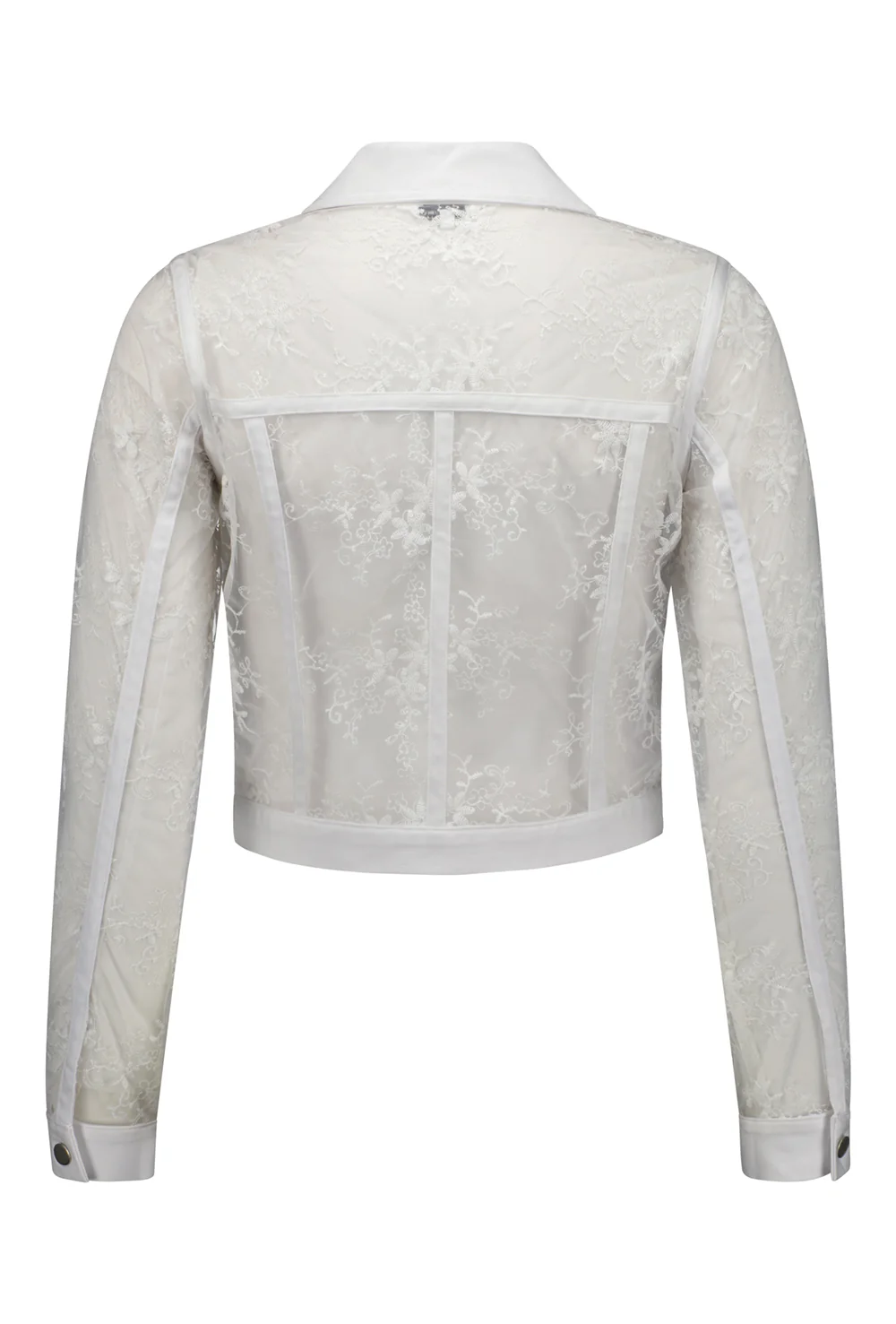 Lemon Tree Sally-Ann Lace Jacket - White - Image 4