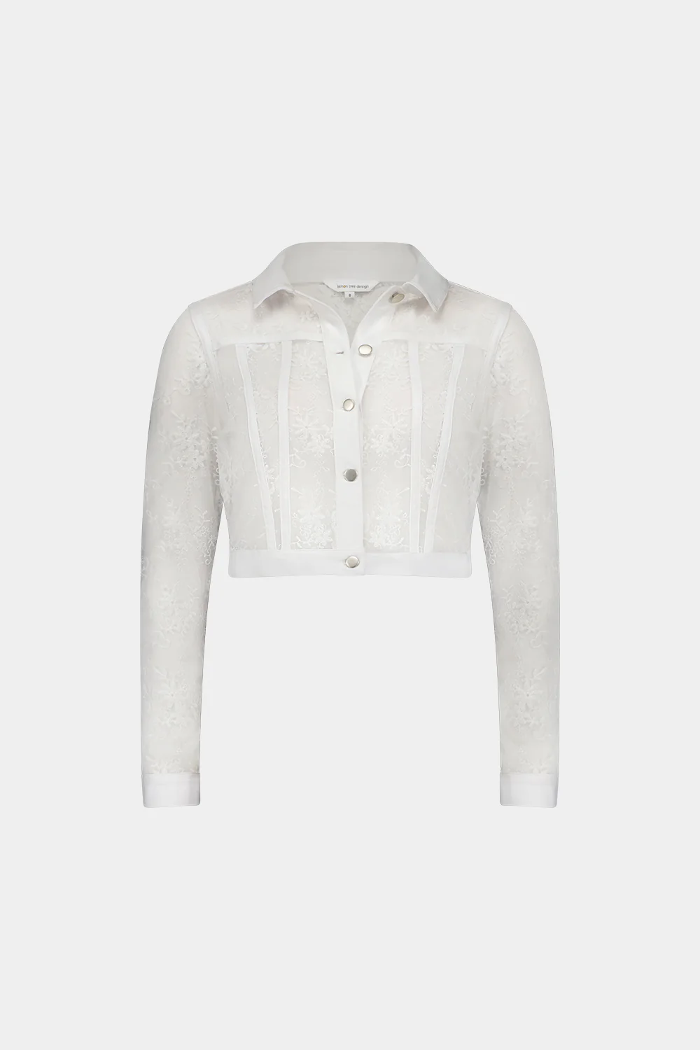 Lemon Tree Sally-Ann Lace Jacket - White - Image 5