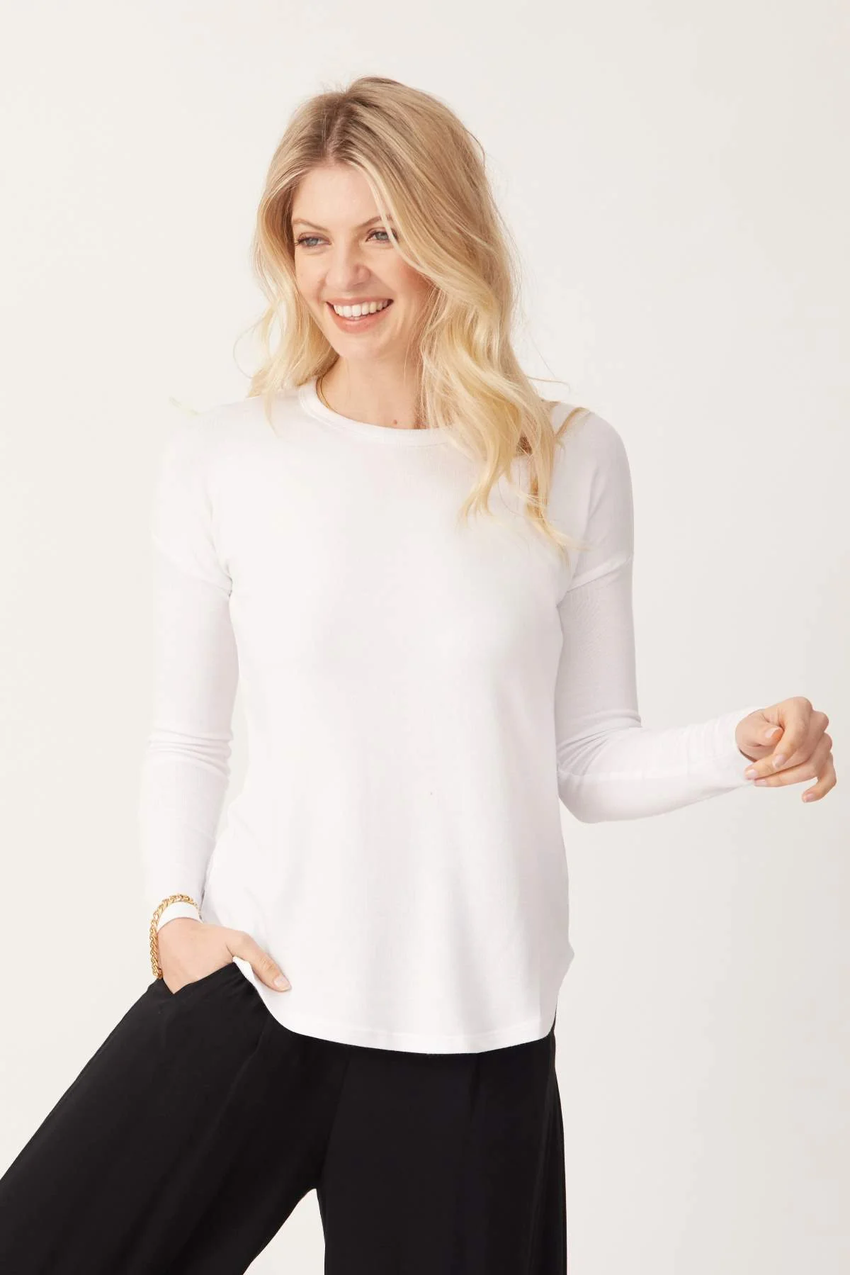 Lemon Tree Sammie Tee White