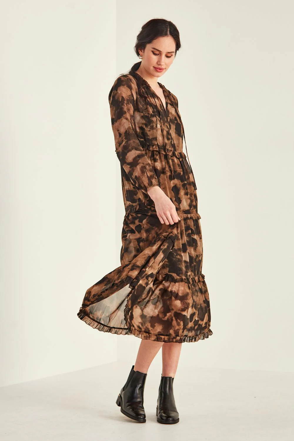 Lemon Tree Sarah Liana Dress and Slip - Mottled - Image 2