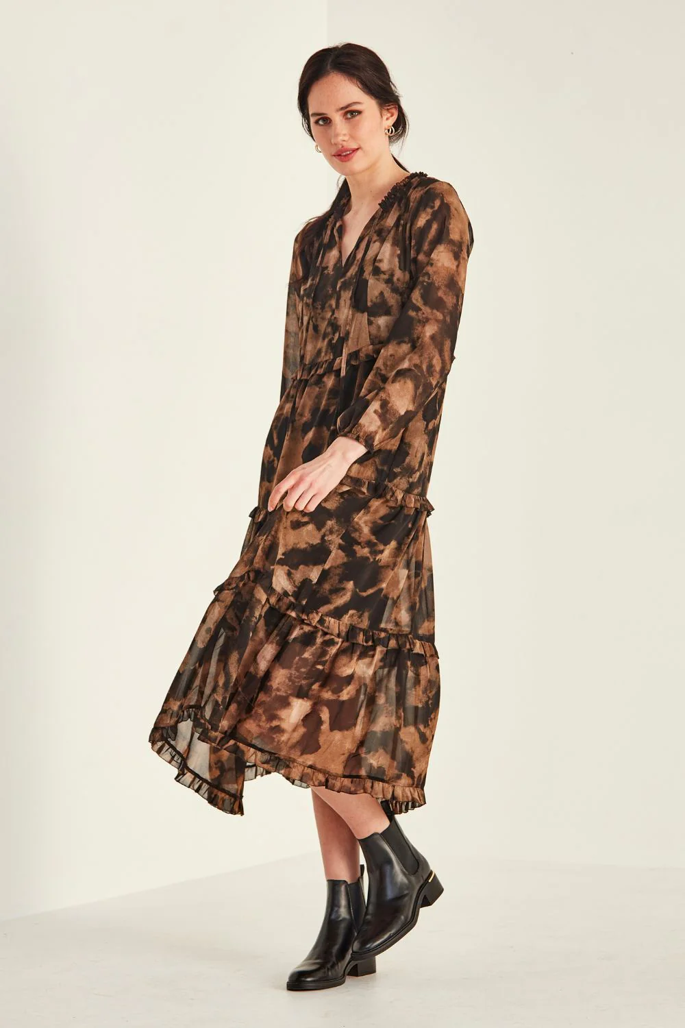 Lemon Tree Sarah Liana Dress and Slip - Mottled - Image 5