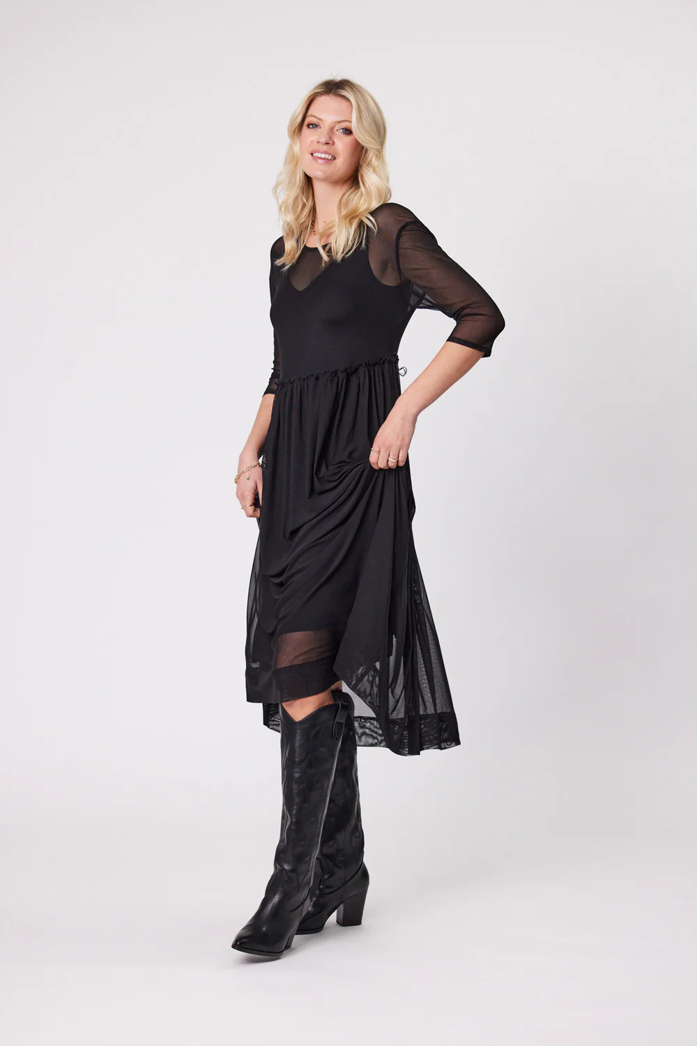 Lemon Tree Sarai Dress - Black - Image 4