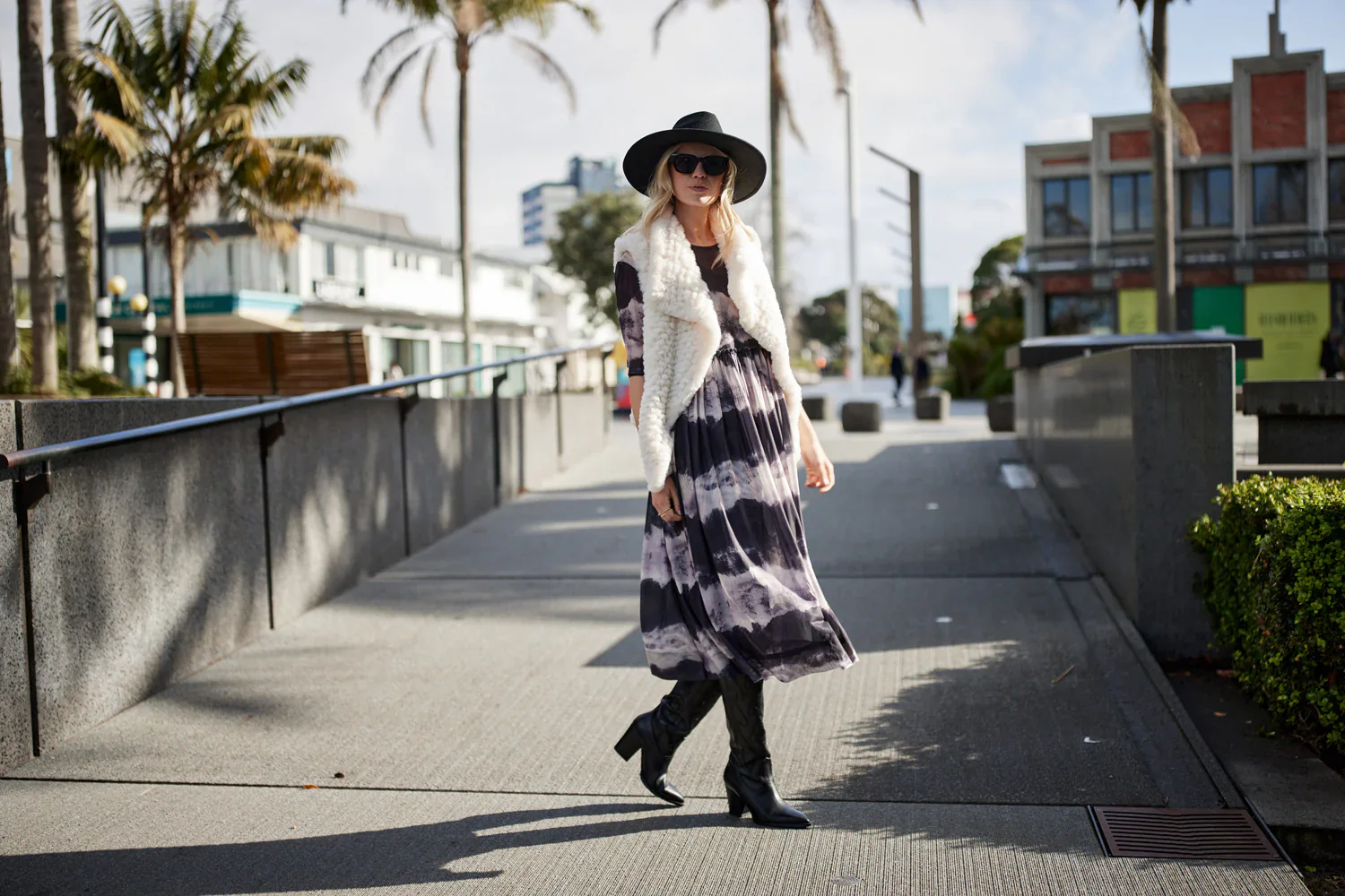 Lemon Tree Sarai Dress - Dark Clouds - Image 4