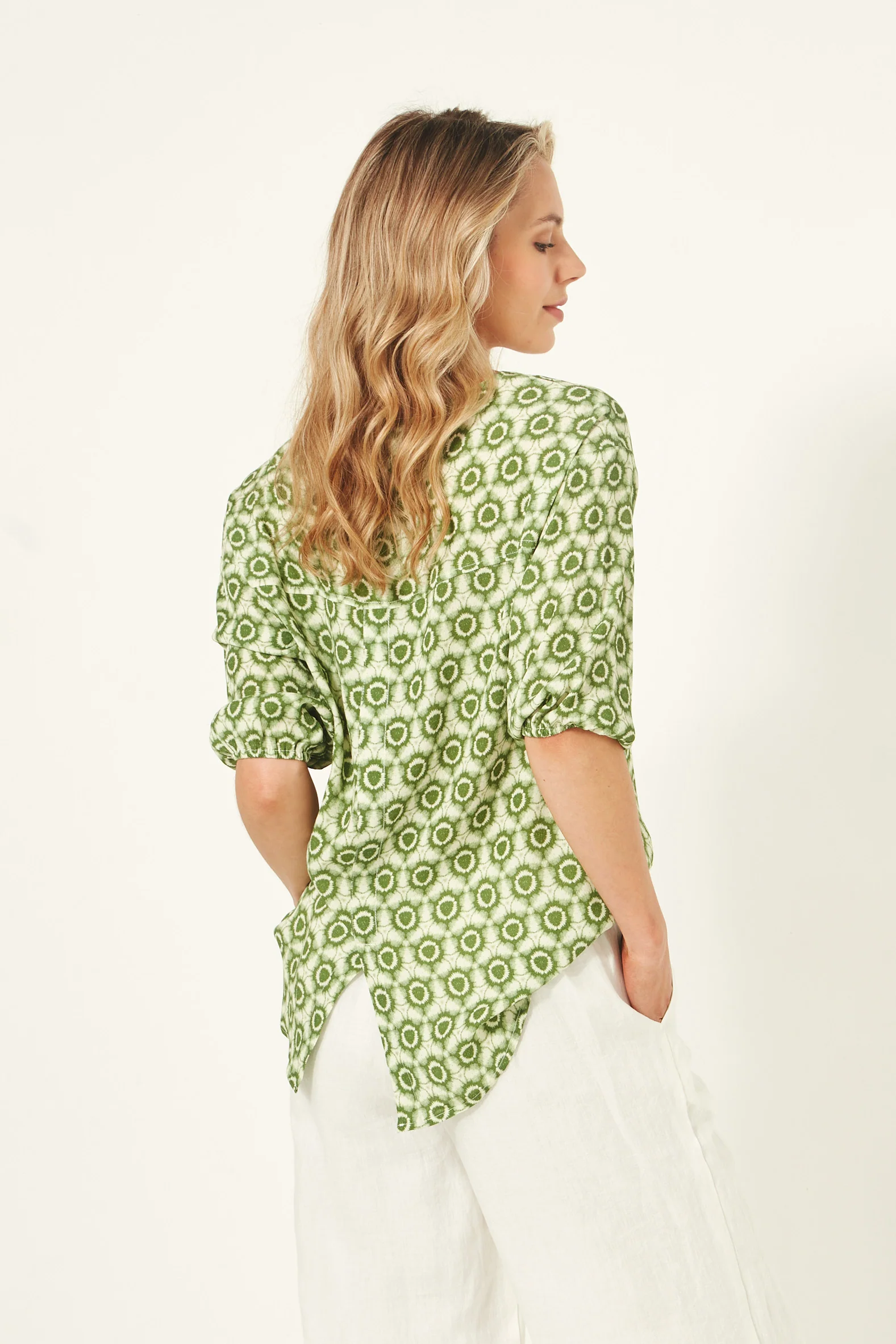 Lemon Tree Sybil Top - Green - Image 3