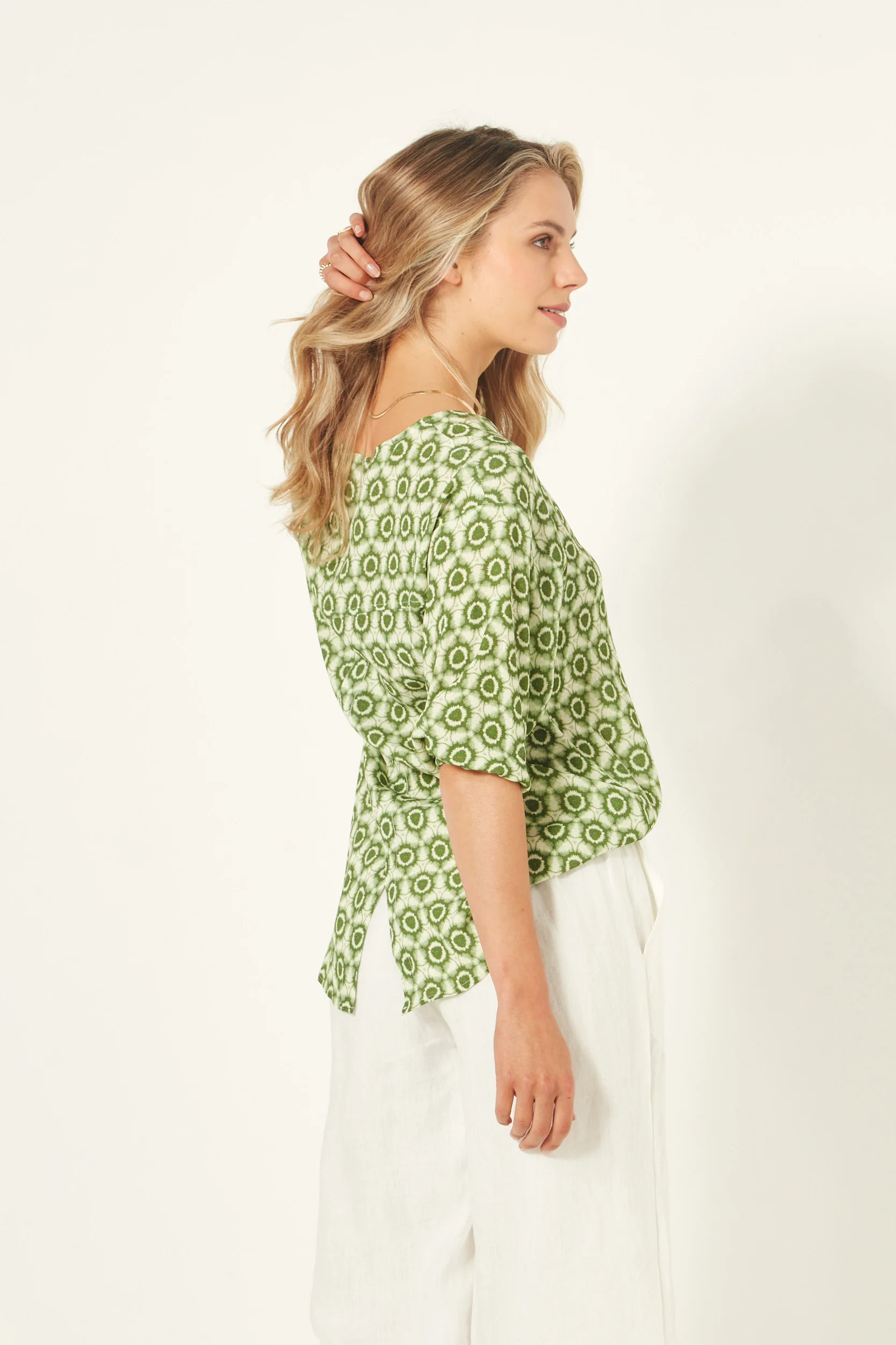 Lemon Tree Sybil Top - Green - Image 5