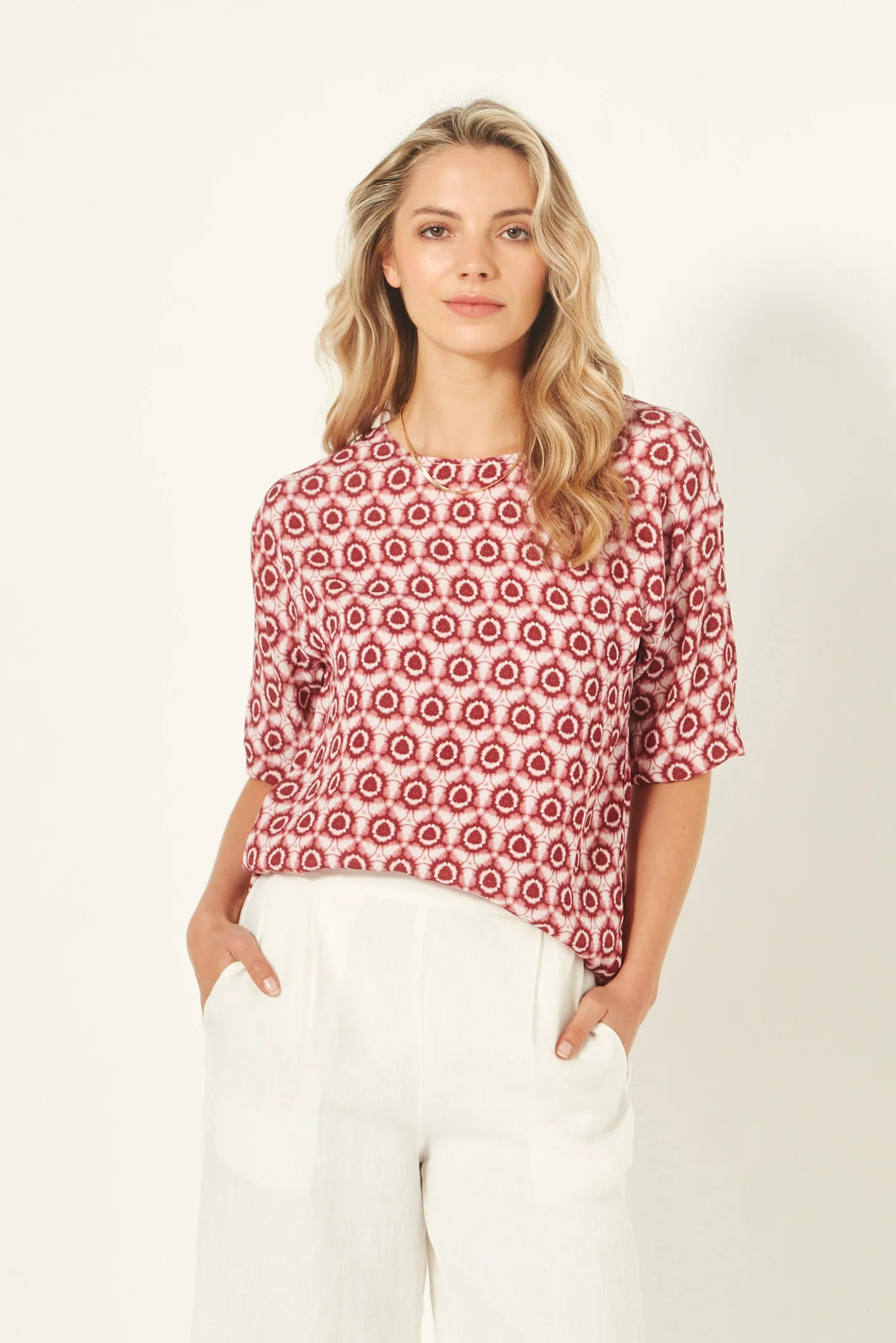 Lemon Tree Sybil Top - Magenta