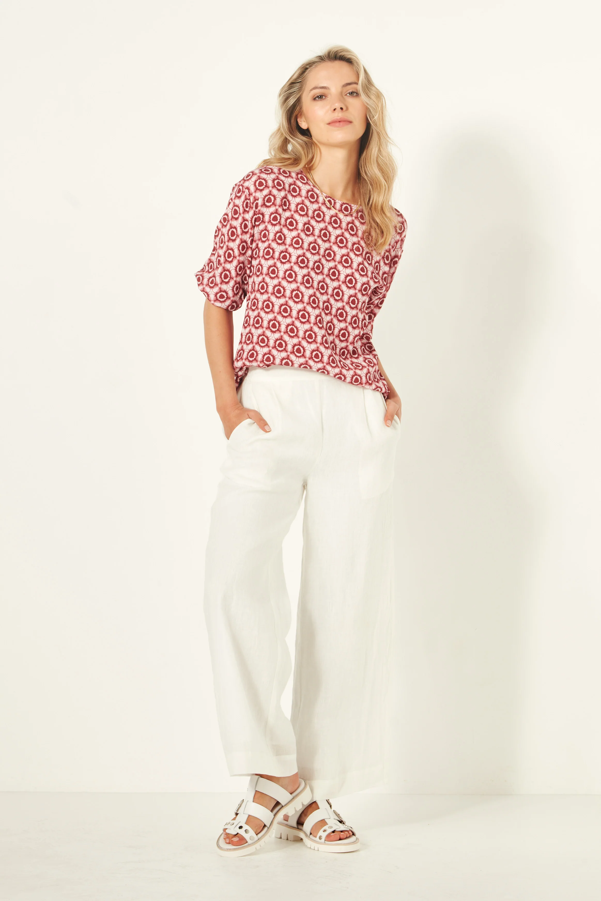 Lemon Tree Sybil Top - Magenta - Image 4