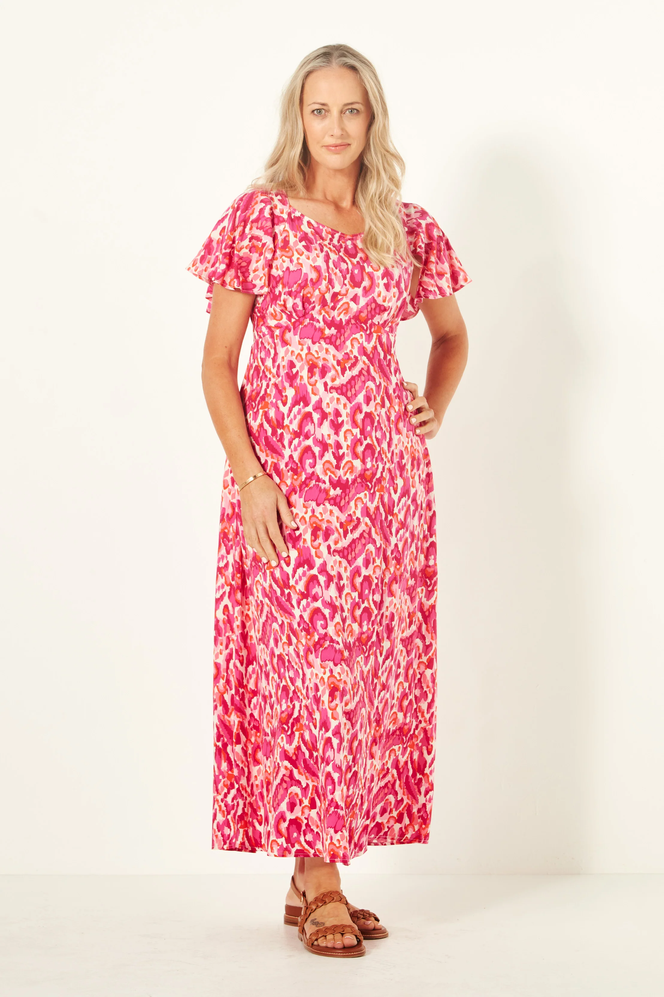Lemon Tree Sylvia Dress - Berry Print