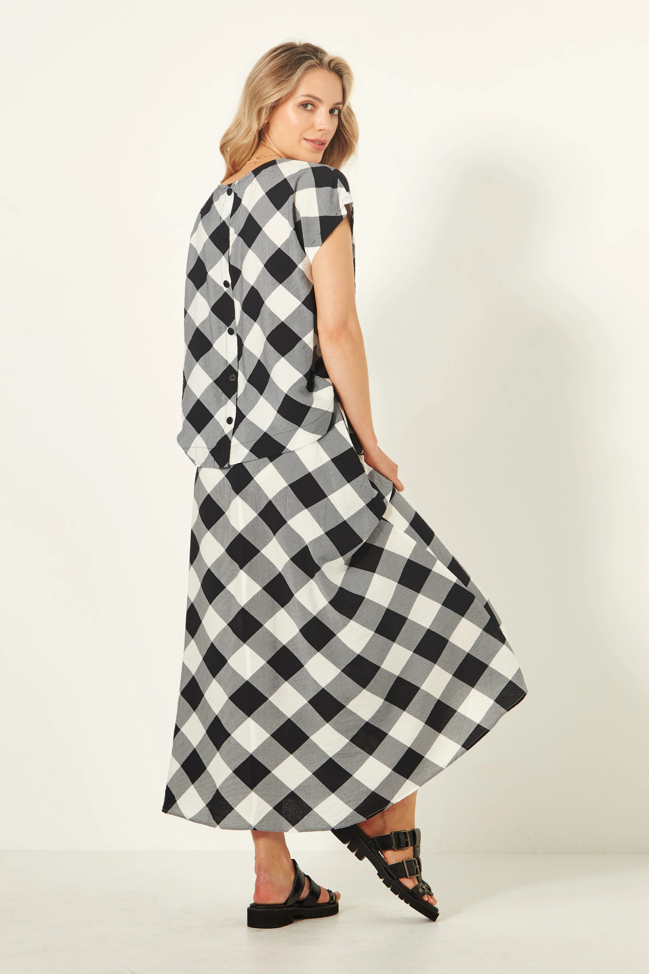 Lemon Tree Valeria Skirt Gingham - Image 5