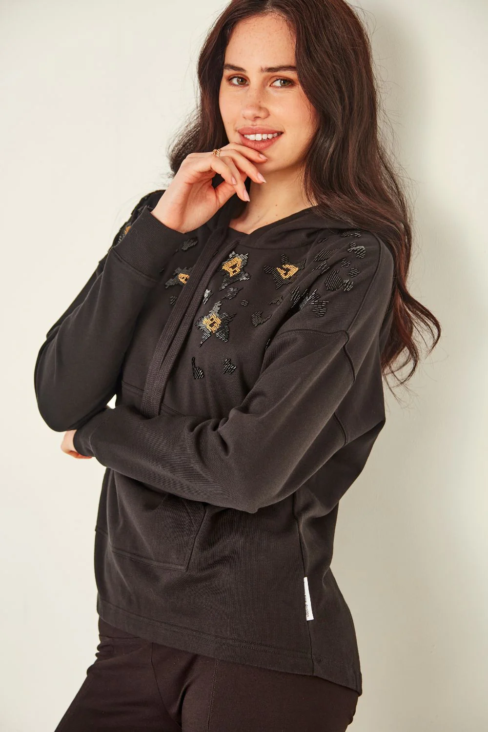 Lemon Tree Wilma Hoodie - Black - Image 3