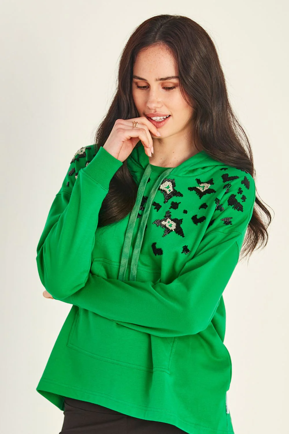 Lemon Tree Wilma Hoodie - Green - Image 6