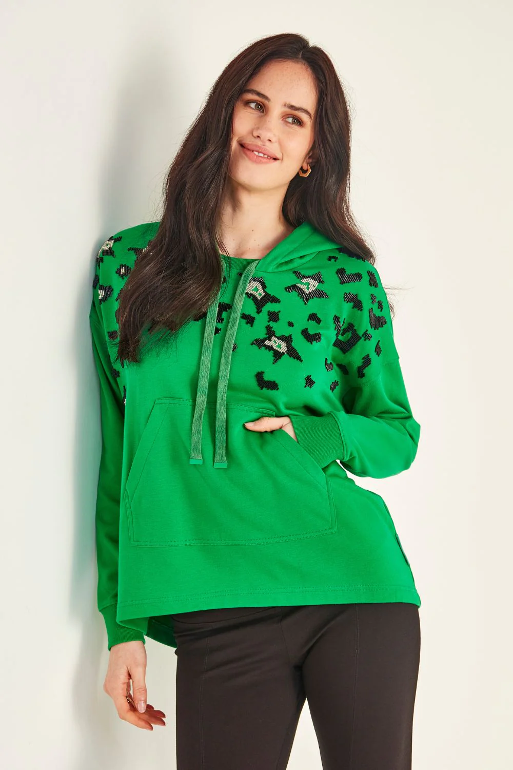 Lemon Tree Wilma Hoodie - Green - Image 9