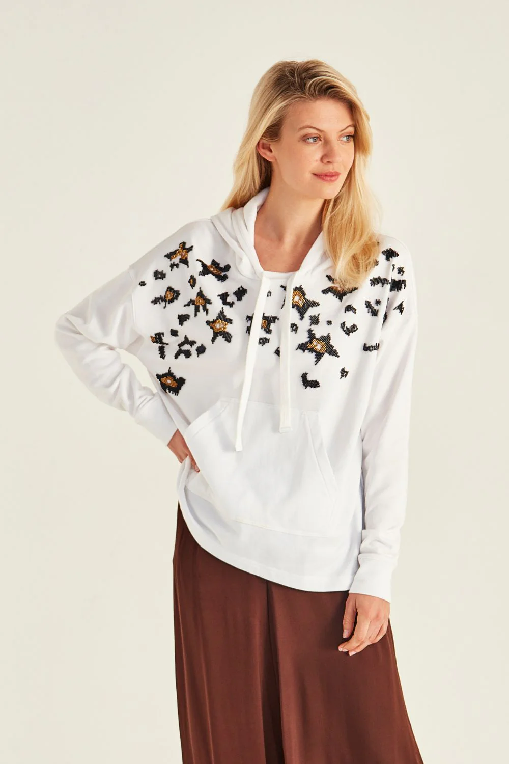 Lemon Tree Wilma Hoodie - White - Image 2