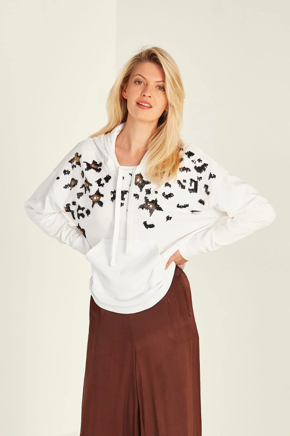 Lemon Tree Wilma Hoodie - White - Image 3