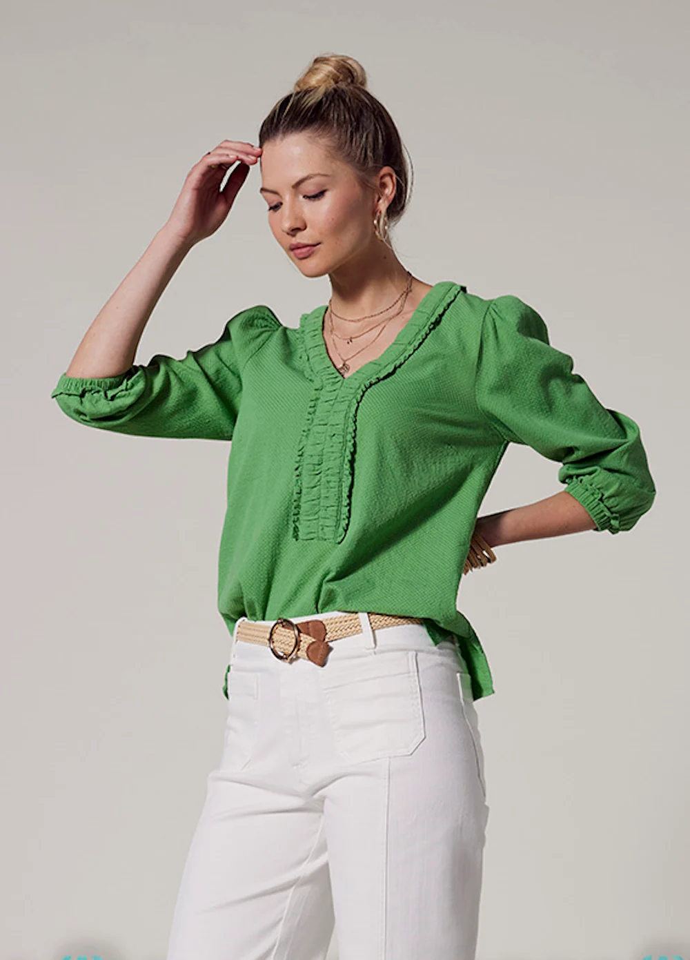 Loobies Story Alora Top - Apple