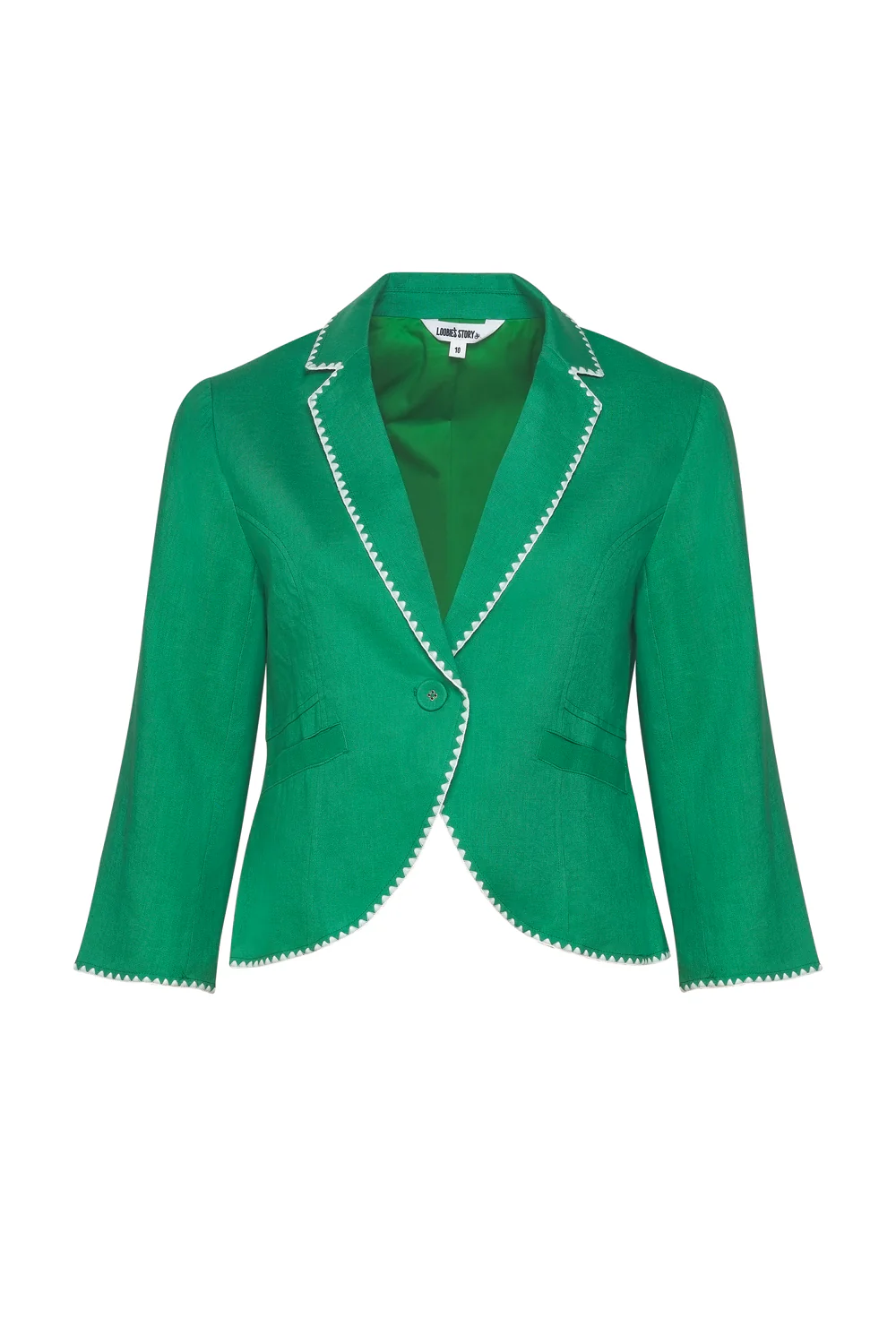 Loobies Story Andie Jacket - Kelly Green - Image 2