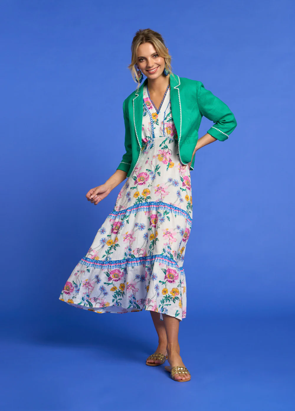 Loobies Story Andie Jacket - Kelly Green - Image 5