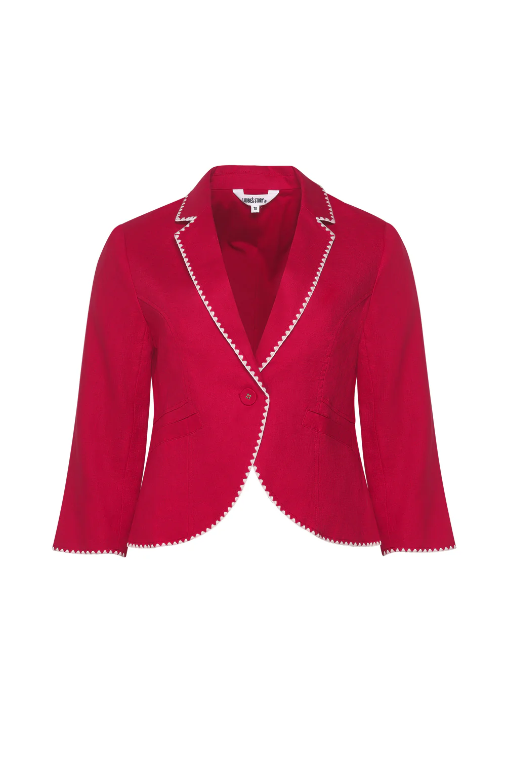 Loobies Story Andie Jacket - Scarlet - Image 2