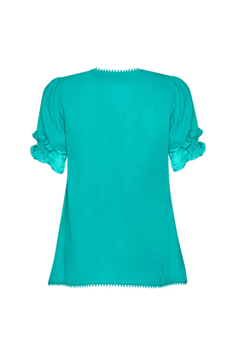 Loobies Story Andorra Top - Aqua - Image 2