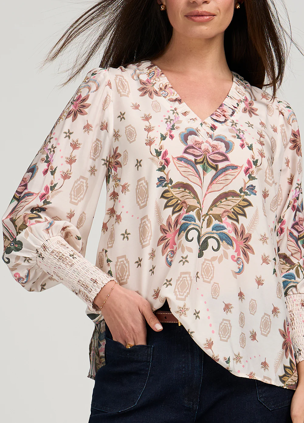 Loobie's Story Antoinette Blouse Bone - Image 2