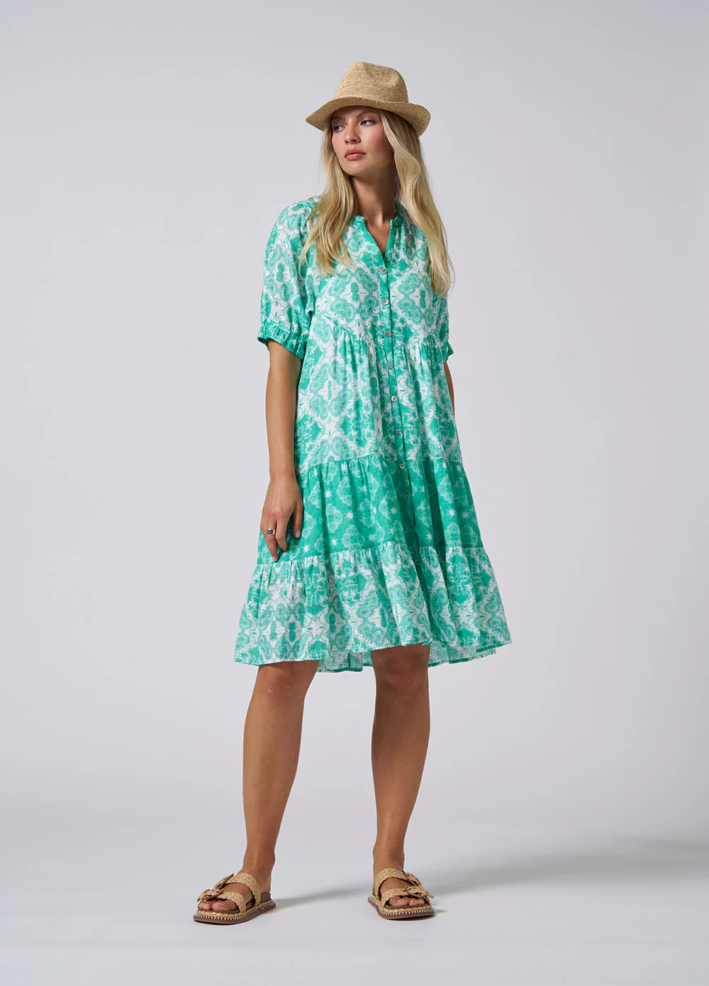 Loobies Story Aria Dress Spearmint Multi
